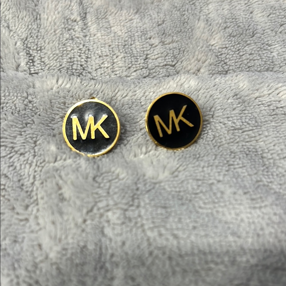 Michael Kors Black and Gold Earrings